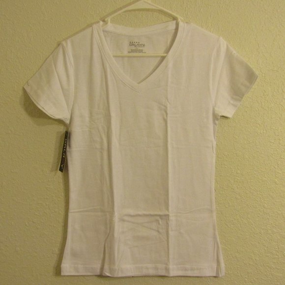 Cotton V-Neck Tee - Picture 1 of 3